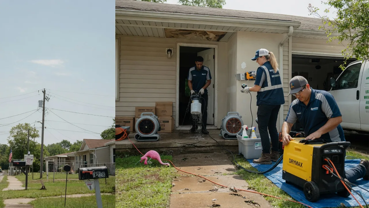 Storm Damage Water Removal in Baxter Springs, KS near me